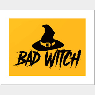 Bad Witch Halloween Shirt Posters and Art